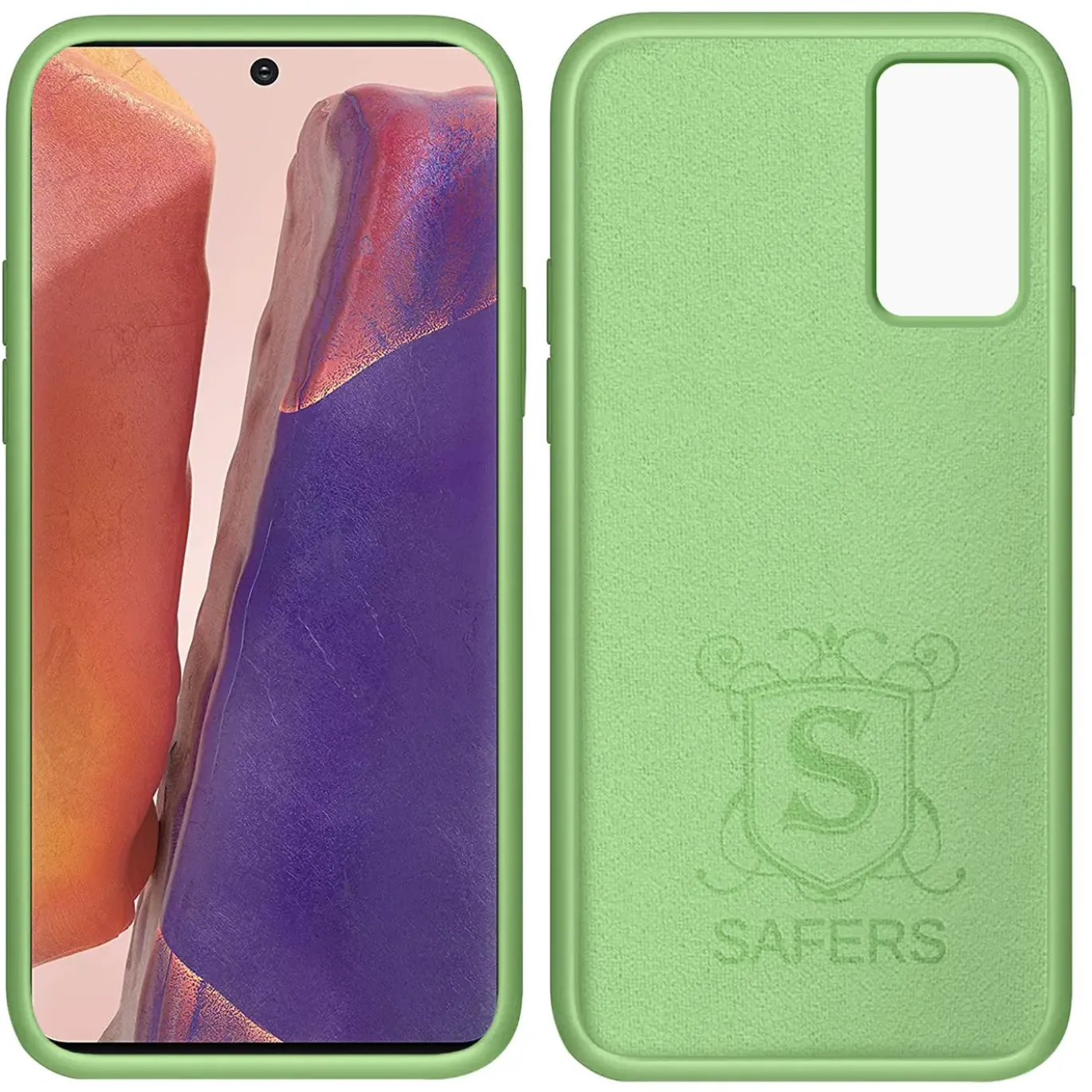 Samsung Galaxy Note 20 - Silikon Case mit Mikrofaser-Innenseite