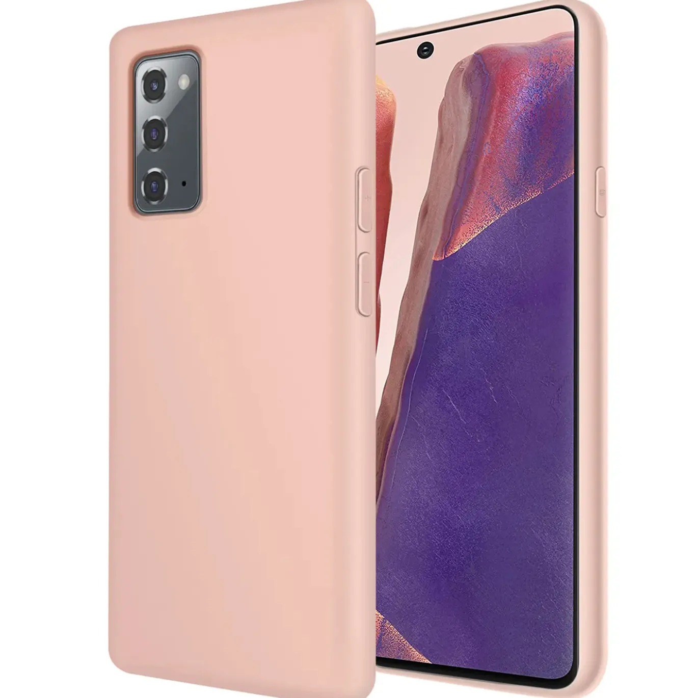 Samsung Galaxy Note 20 - Silikon Case mit Mikrofaser-Innenseite