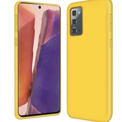 Samsung Galaxy Note 20 - Silikon Case mit Mikrofaser-Innenseite