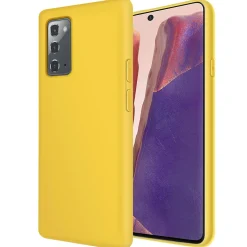 Samsung Galaxy Note 20 - Silikon Case mit Mikrofaser-Innenseite