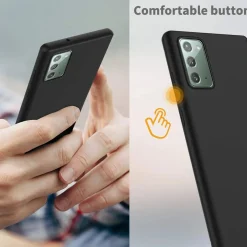 Samsung Galaxy Note 20 - Slim Silikon Backcover Schwarz