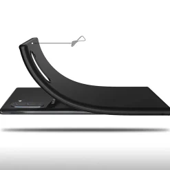 Samsung Galaxy Note 10 - Slim Silikon Backcover Schwarz