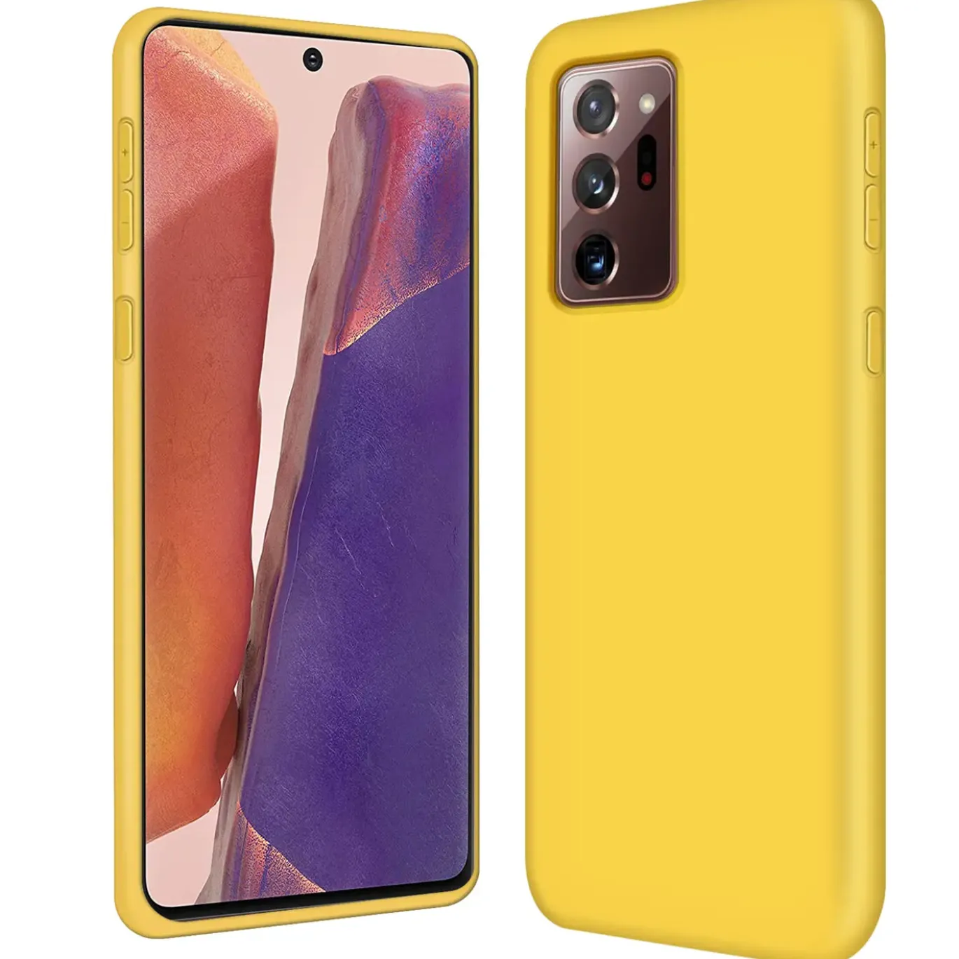 Samsung Galaxy Note 20 Ultra - Silikon Case mit Mikrofaser-Innenseite