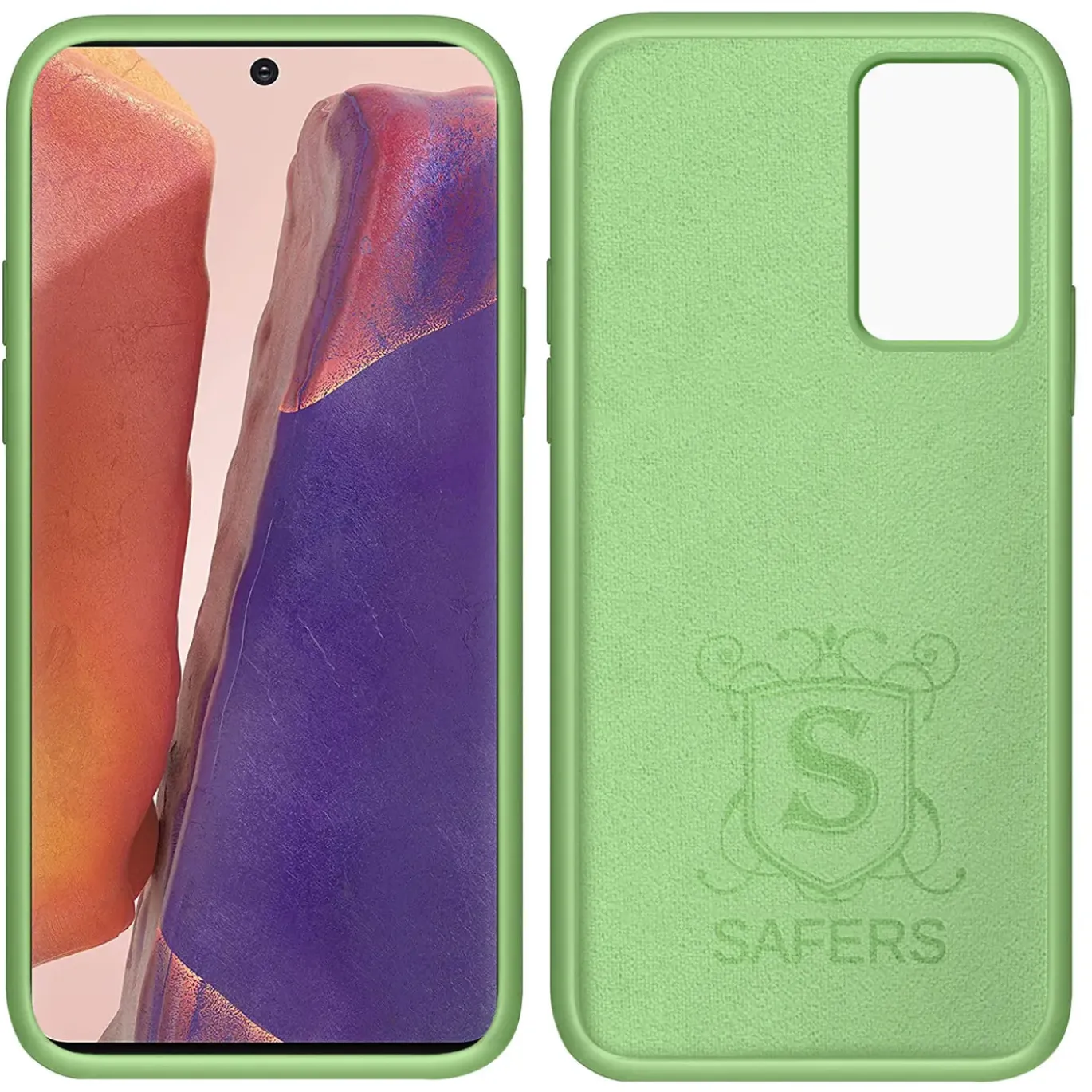 Samsung Galaxy Note 20 Ultra - Silikon Case mit Mikrofaser-Innenseite