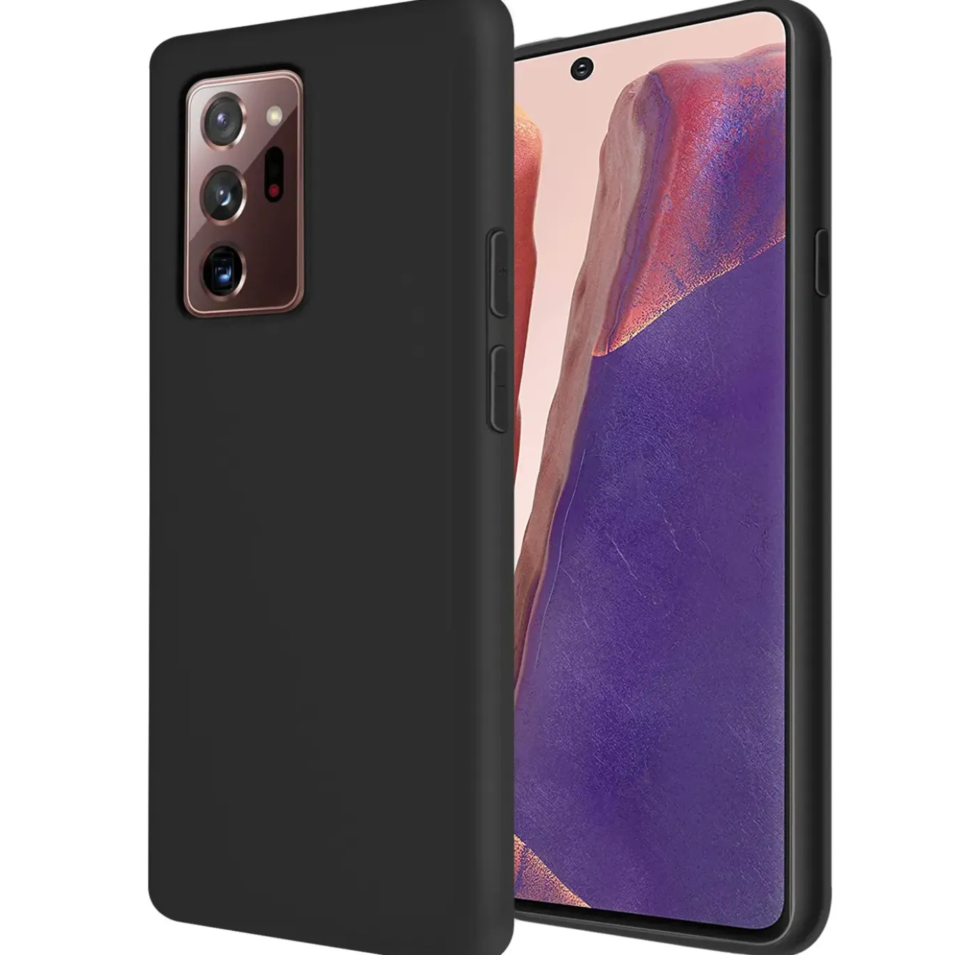 Samsung Galaxy Note 20 Ultra - Silikon Case mit Mikrofaser-Innenseite