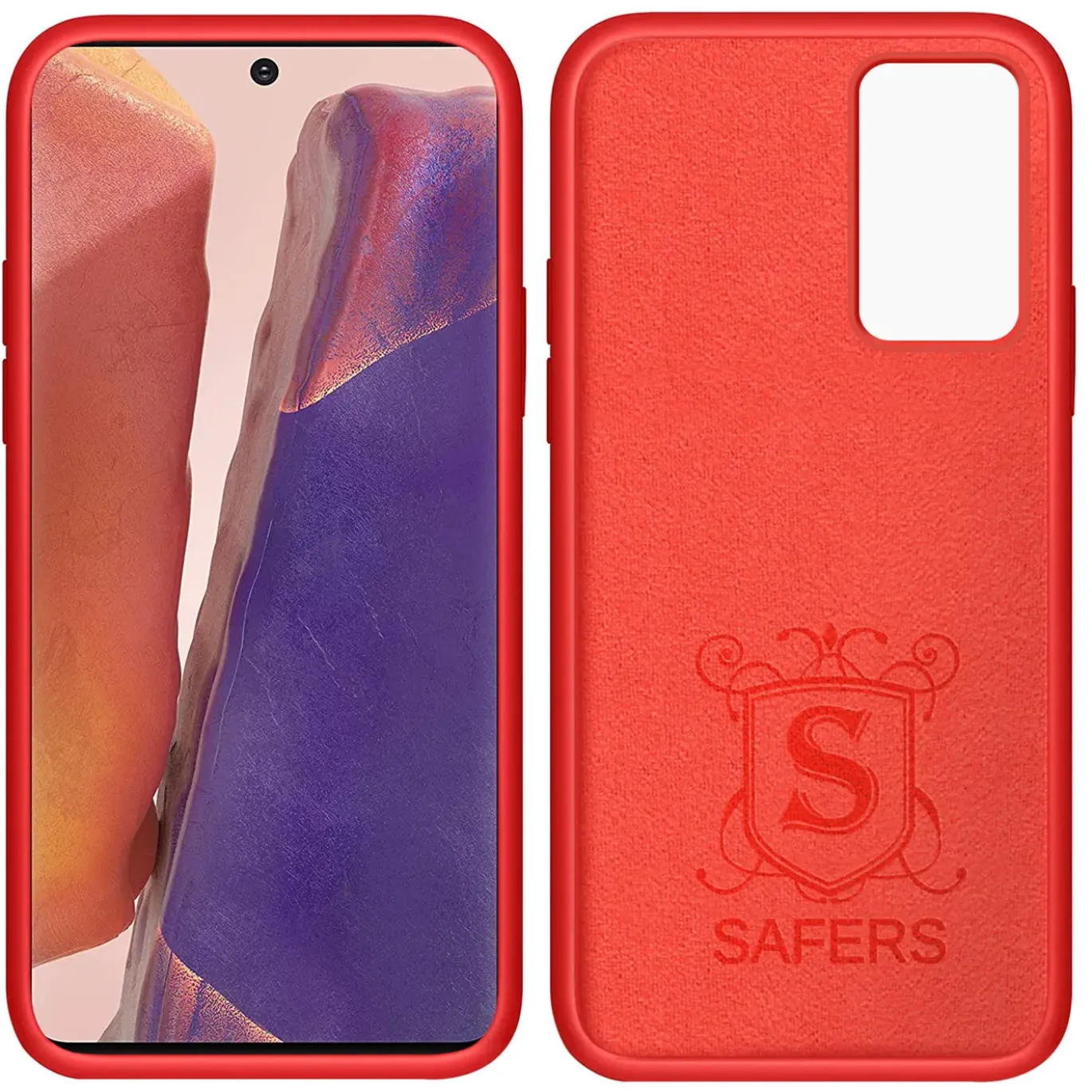 Samsung Galaxy Note 20 Ultra - Silikon Case mit Mikrofaser-Innenseite