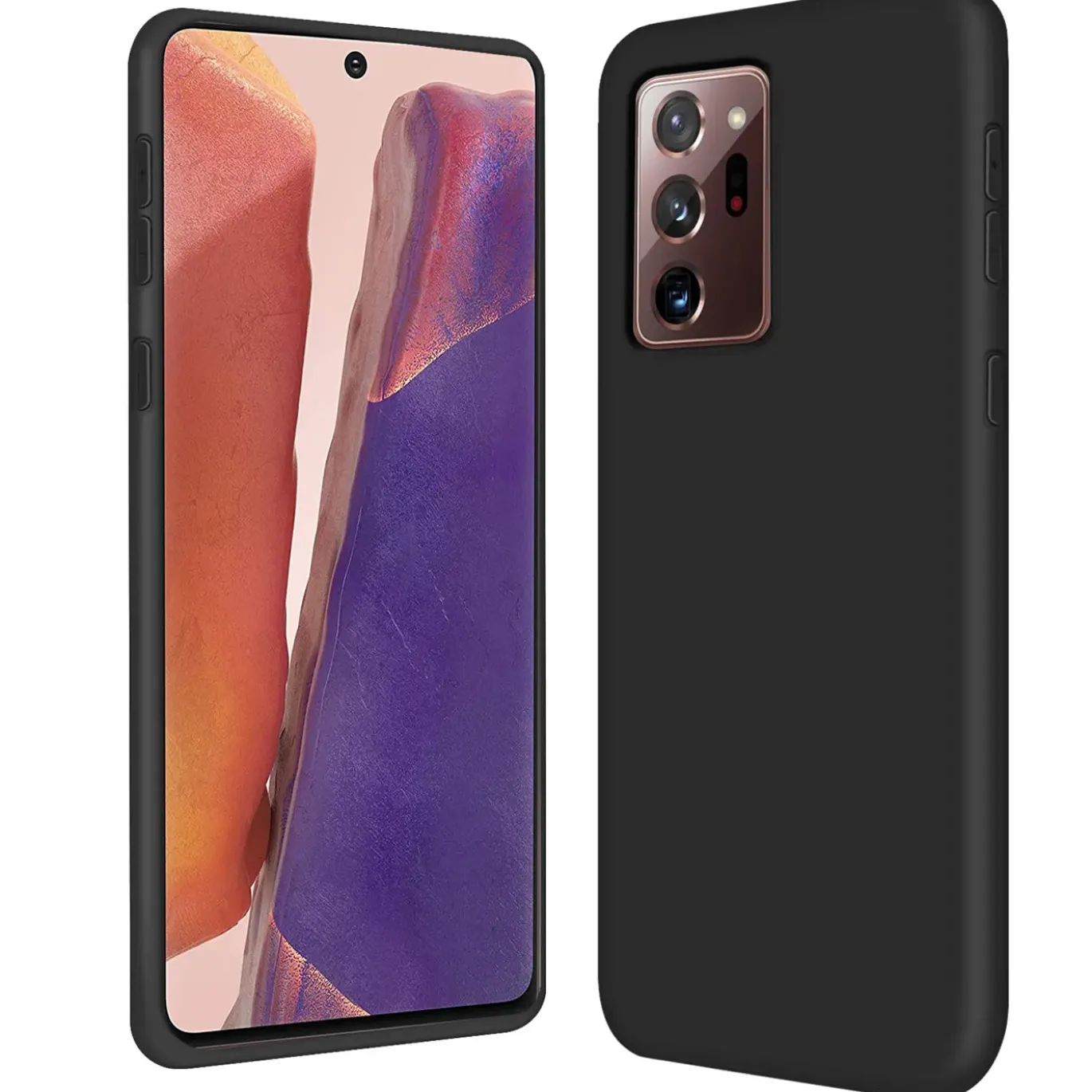 Samsung Galaxy Note 20 Ultra - Silikon Case mit Mikrofaser-Innenseite