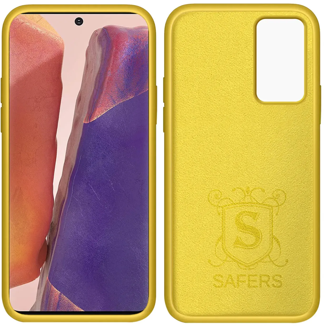 Samsung Galaxy Note 20 Ultra - Silikon Case mit Mikrofaser-Innenseite