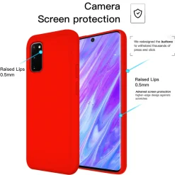 Samsung Galaxy Note 20 Ultra - Silikon Case mit Mikrofaser-Innenseite