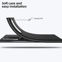 Samsung Galaxy Note 20 Ultra - Slim Silikon Backcover Schwarz