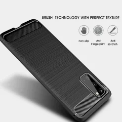 Samsung Galaxy S20 - Carbon Case Hülle, stoßfest
