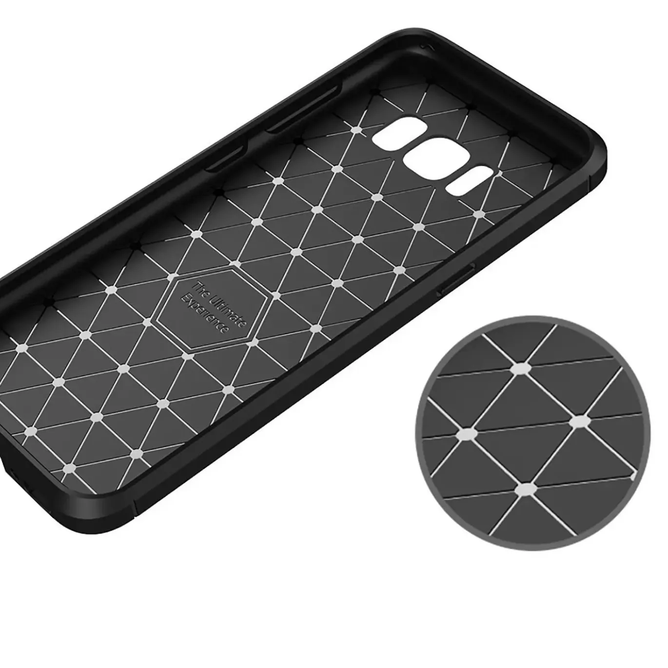 Samsung Galaxy S8 - Carbon Case Hülle, stoßfest