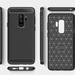 Samsung Galaxy S9 - Carbon Case Hülle, stoßfest