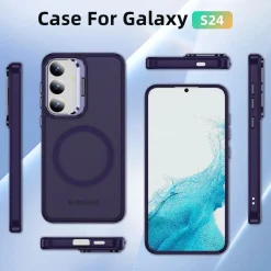 Samsung Galaxy S24 - Farbige MagSafe Hülle mit Ring