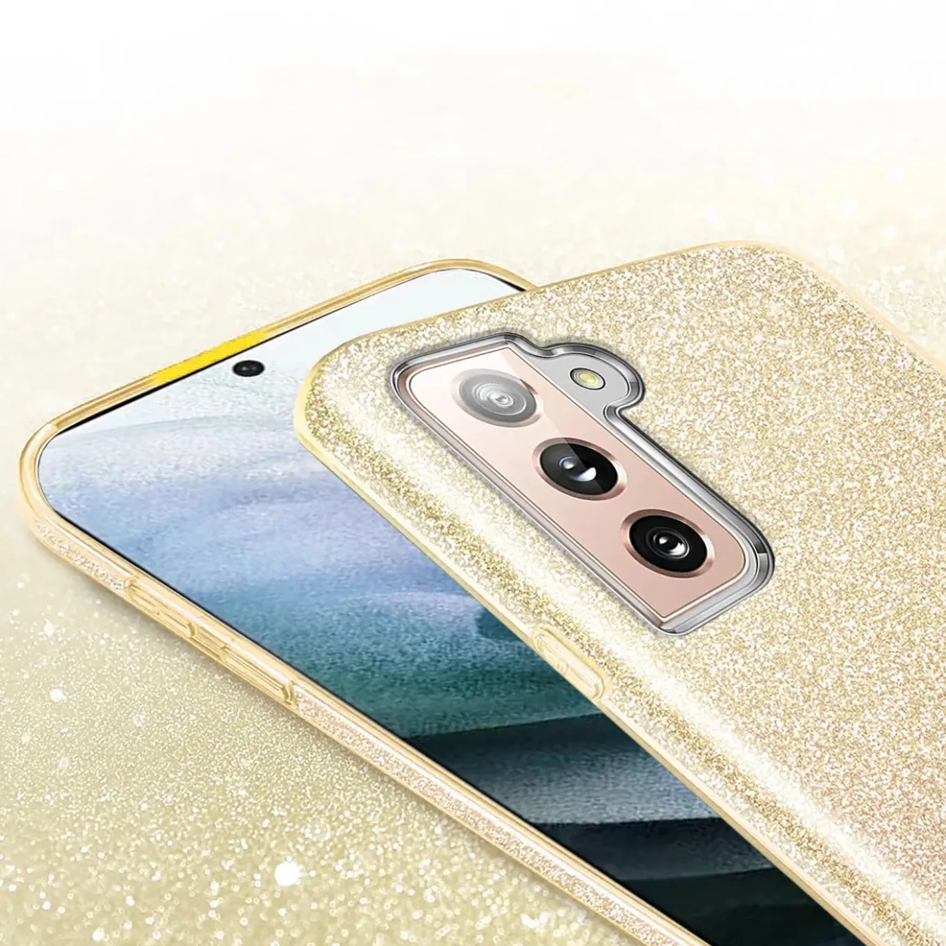 Samsung Galaxy S22 - Glitzer TPU Hülle
