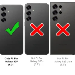 Samsung Galaxy S25 - Glitzer TPU Hülle