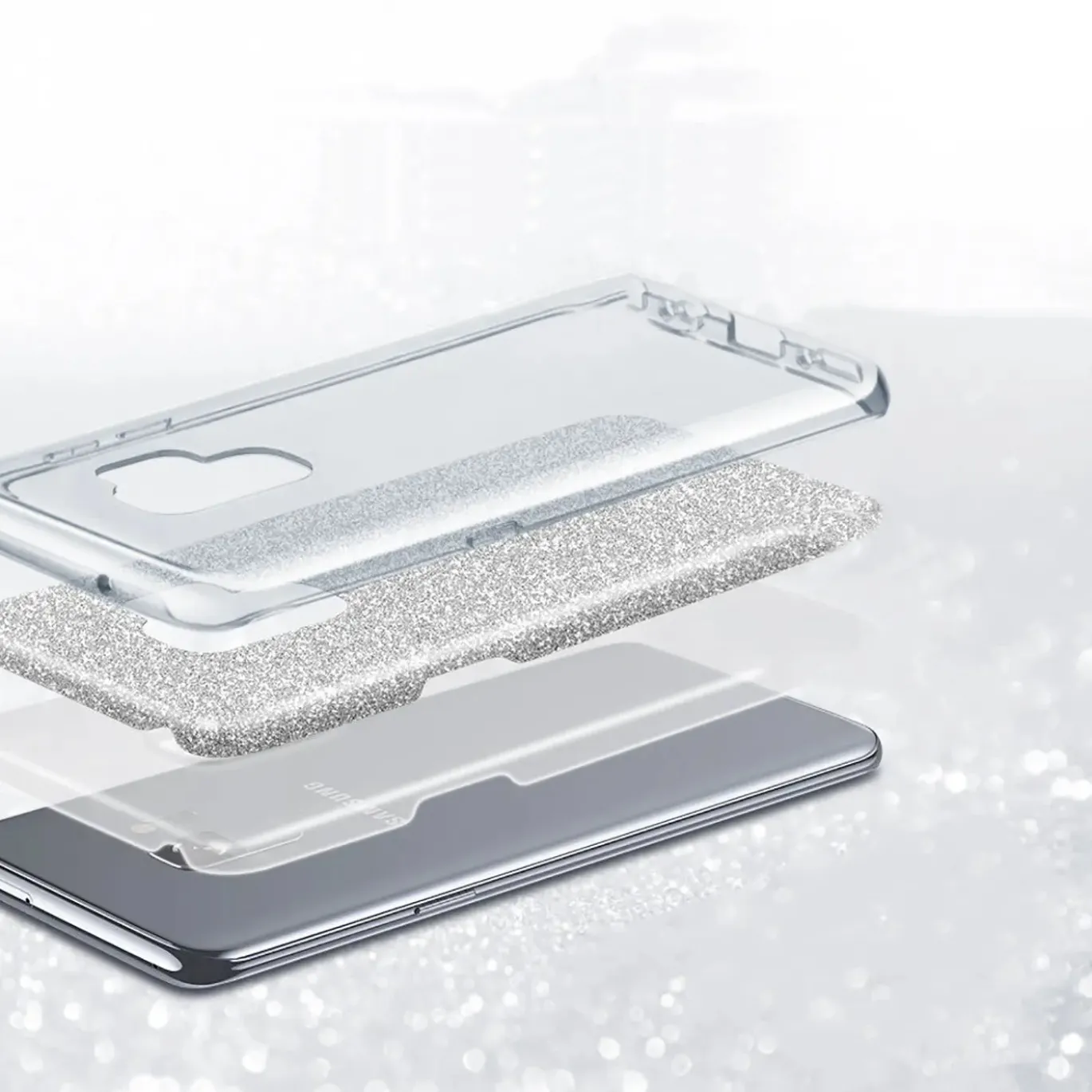 Samsung Galaxy S23 - Glitzer TPU Hülle