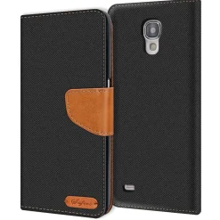 Samsung Galaxy S4 - Jeanslook Klapphülle mit Kartenfach