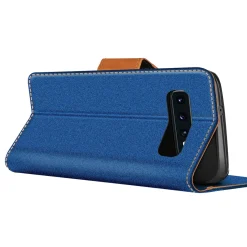 Samsung Galaxy S10 - Jeanslook Klapphülle mit Kartenfach