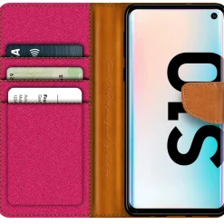Samsung Galaxy S10 - Jeanslook Klapphülle mit Kartenfach