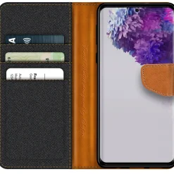 Samsung Galaxy S20 - Jeanslook Klapphülle mit Kartenfach