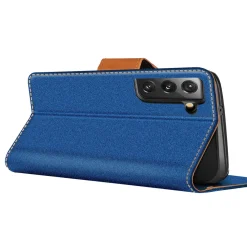 Samsung Galaxy S23 - Jeanslook Klapphülle mit Kartenfach