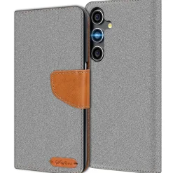 Samsung Galaxy S24 - Jeanslook Klapphülle mit Kartenfach