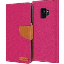 Samsung Galaxy S9 - Jeanslook Klapphülle mit Kartenfach