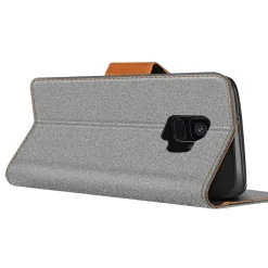 Samsung Galaxy S9 - Jeanslook Klapphülle mit Kartenfach