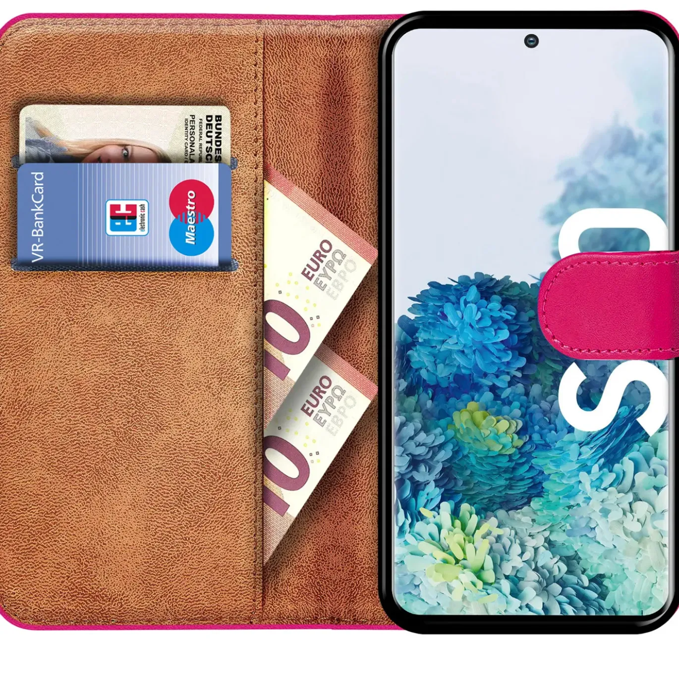 Samsung Galaxy S20 - Klapphülle mit Kartenfächern
