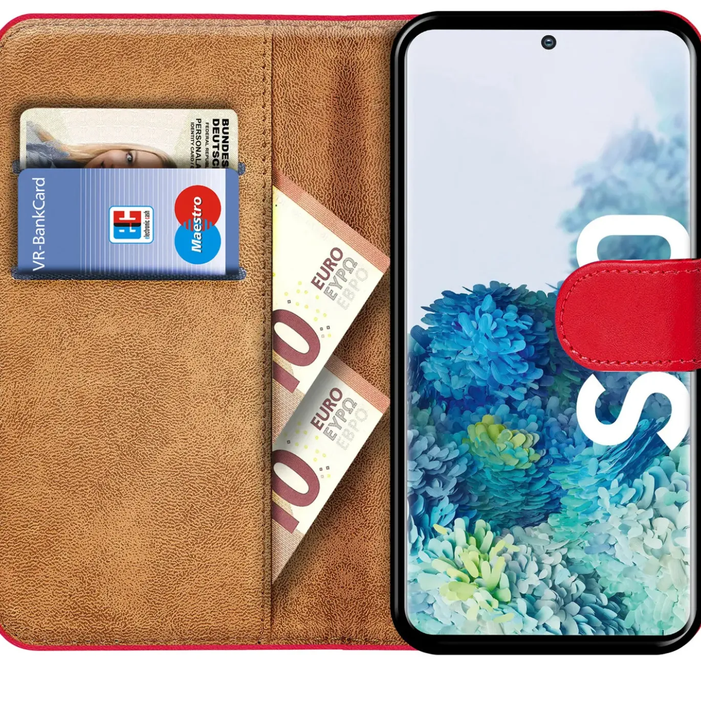 Samsung Galaxy S20 - Klapphülle mit Kartenfächern