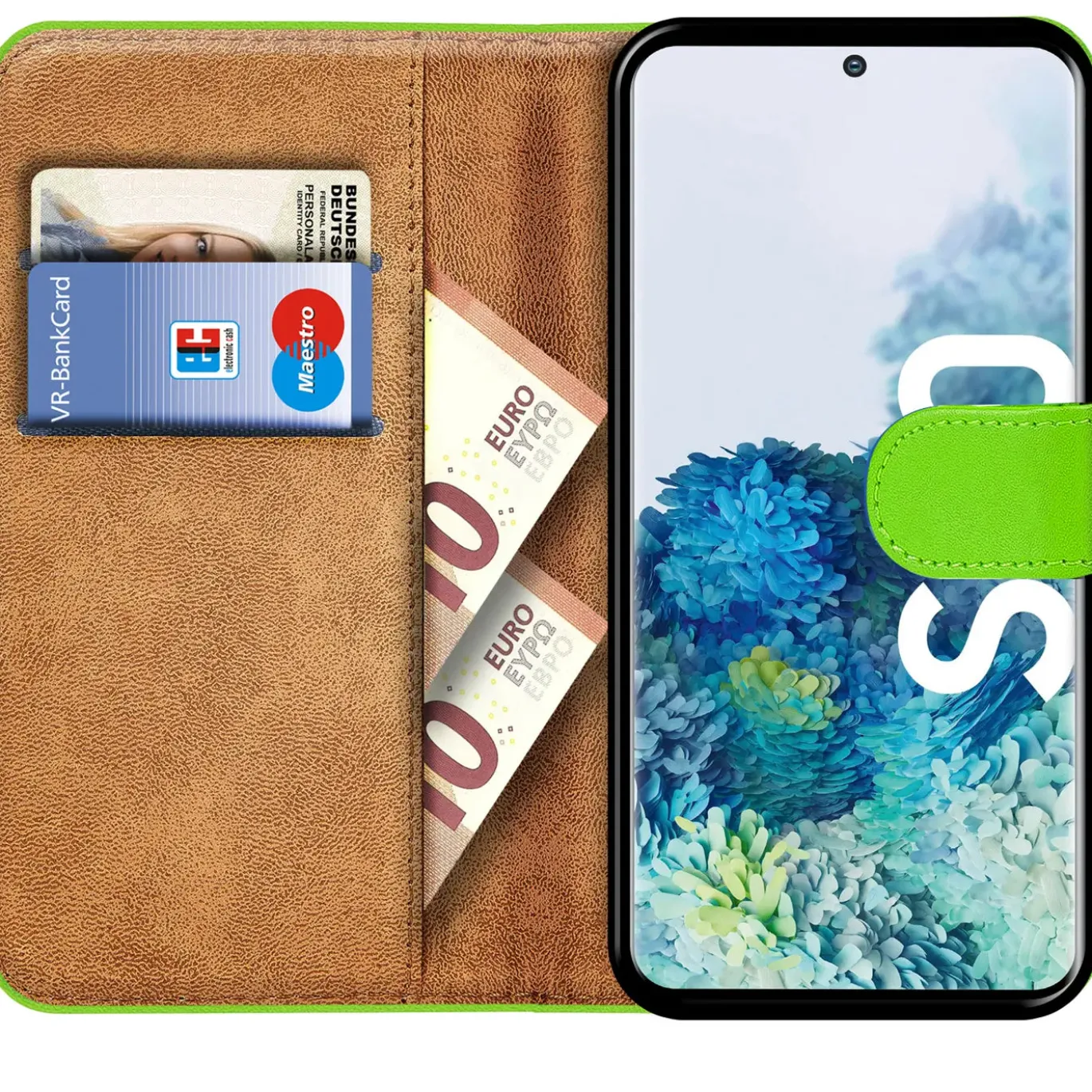 Samsung Galaxy S20 - Klapphülle mit Kartenfächern