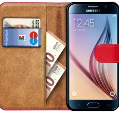 Samsung Galaxy S6 - Klapphülle mit Kartenfächern