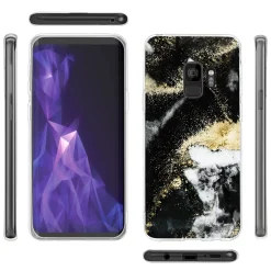 Samsung Galaxy S9 - Marmor & Sand Design Hülle