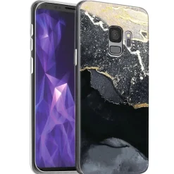 Samsung Galaxy S9 - Marmor & Sand Design Hülle