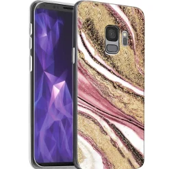 Samsung Galaxy S9 - Marmor & Sand Design Hülle