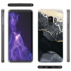 Samsung Galaxy S9 - Marmor & Sand Design Hülle
