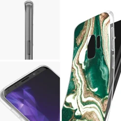 Samsung Galaxy S9 - Marmor & Sand Design Hülle