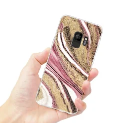 Samsung Galaxy S9 - Marmor & Sand Design Hülle