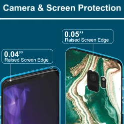 Samsung Galaxy S9 - Marmor & Sand Design Hülle