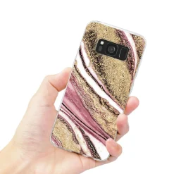 Samsung Galaxy S8 - Marmor & Sand Design Hülle