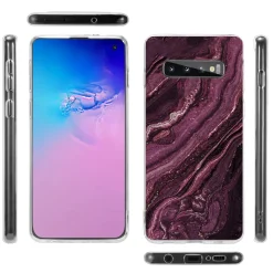 Samsung Galaxy S10 - Marmor & Sand Design Hülle