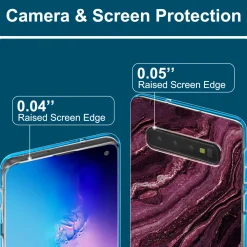 Samsung Galaxy S10 - Marmor & Sand Design Hülle