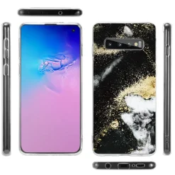 Samsung Galaxy S10 - Marmor & Sand Design Hülle