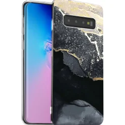 Samsung Galaxy S10 - Marmor & Sand Design Hülle