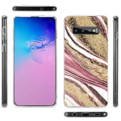 Samsung Galaxy S10 - Marmor & Sand Design Hülle