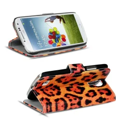 Samsung Galaxy S4 - Motiv Klapphülle mit Kartenfächern & Standfunktion