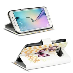 Samsung Galaxy S6 - Motiv Klapphülle mit Kartenfächern & Standfunktion