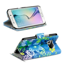 Samsung Galaxy S6 - Motiv Klapphülle mit Kartenfächern & Standfunktion