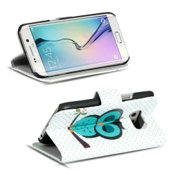 Samsung Galaxy S6 - Motiv Klapphülle mit Kartenfächern & Standfunktion